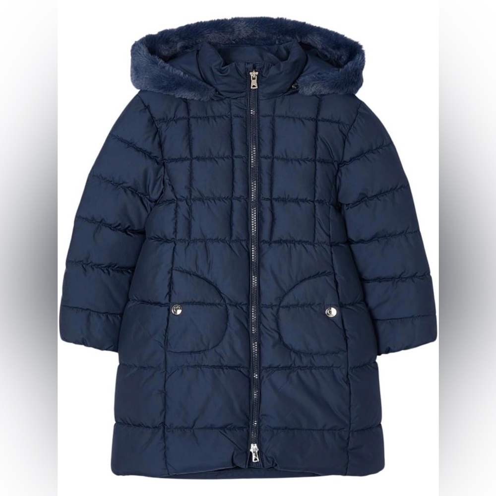 Mayoral Midnight Blue Hooded Jacket